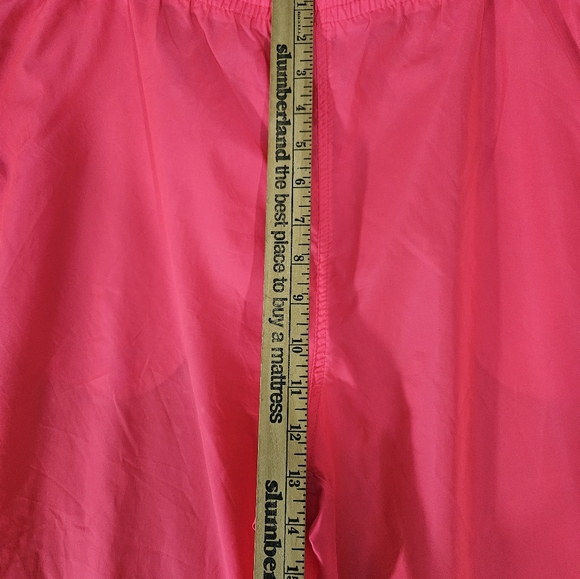 Nike Womens Y2K Track Pants Size XL Neon Pink Side Zipper Pullup 90s - Picture 6 of 9